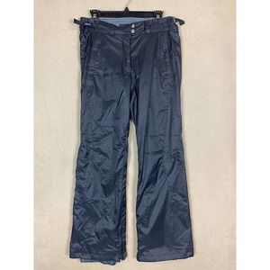 Columbia Convert‎ Snow Pants Womens S Waterproof Breathable Snap Closure Blue